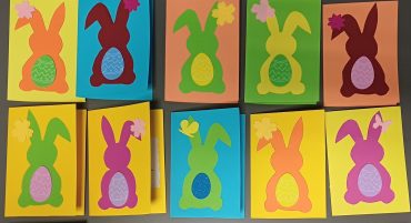 Výroba veľkonočných pohľadníc